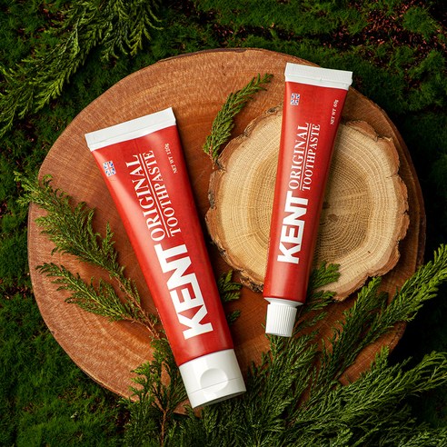 켄트 오리지널 치약으로 상쾌한 아침을 시작하고, 건강한 미소를 유지하세요.