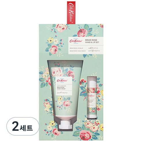 캐스키드슨 브라이어로즈 핸드&립 기프트세트 핸드크림50ml+립밤4g, 1세트