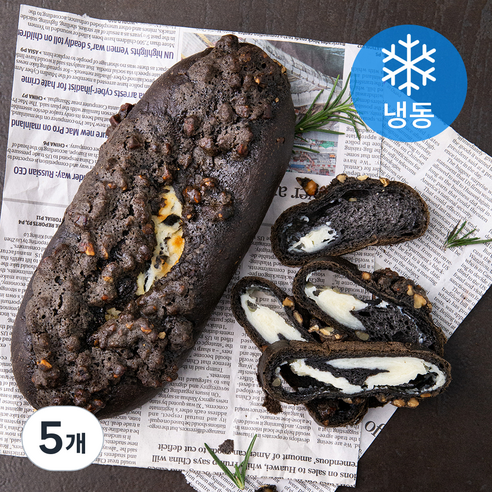 바비브레드 까망 쫀득 크런치 (냉동), 260g, 5개