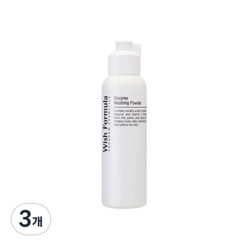 위시포물러 엔자임 워싱 파우더, 60g, 3개