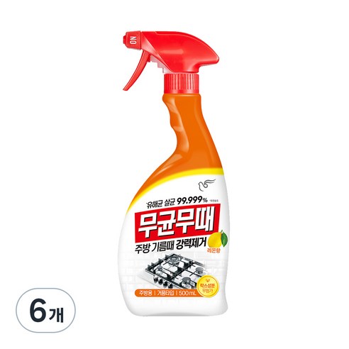 무균무때 주방용, 500ml, 6개
