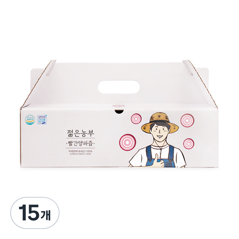 젊은농부 빨간양파즙, 3L, 15개
