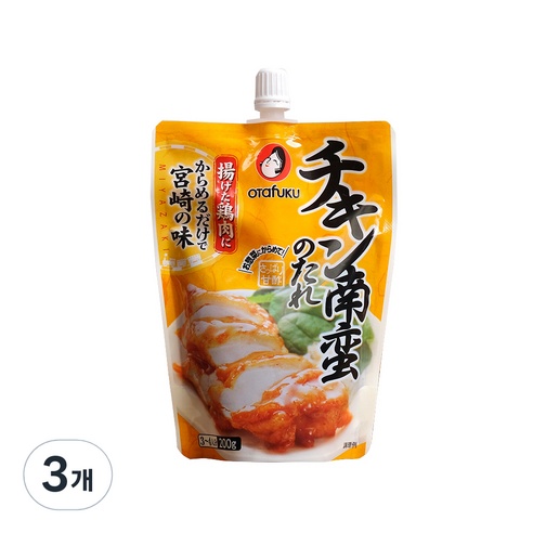 오타후쿠 치킨난반용 타레 소스, 200g, 3개