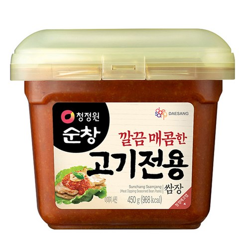 청정원순창 깔끔 매콤한 고기전용 쌈장, 450g, 5개 범일쌈장14kg