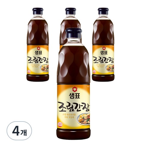 샘표 조림간장, 860ml, 4개
