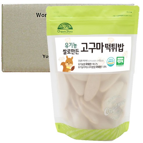 오가닉스토리 유기농 쌀로 만든 고구마 떡튀밥 30g - 영유아/어린이간식 | 쿠팡