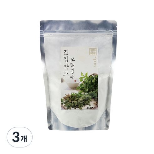 린제이 진정약초 모델링팩 330g, 1개입, 3개