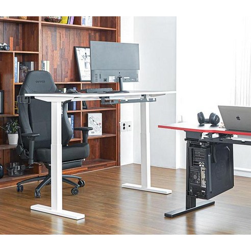 작업 공간의 편안함, 효율성, 스타일을 향상시키기 위한 제닉스 아레나 엑스 전동 높이조절 모션 데스크