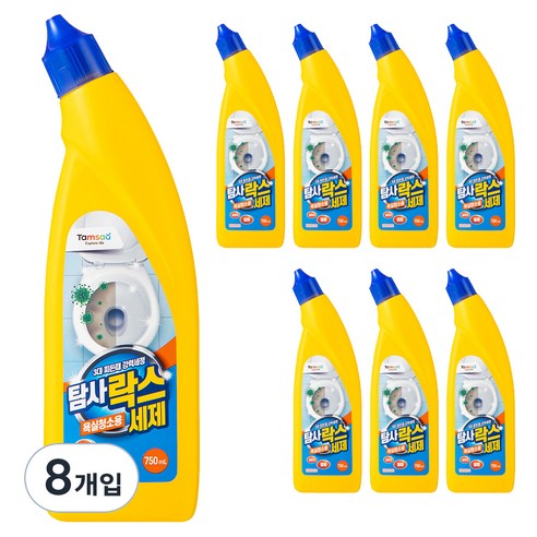 탐사 욕실청소용 락스세제, 750ml, 8개