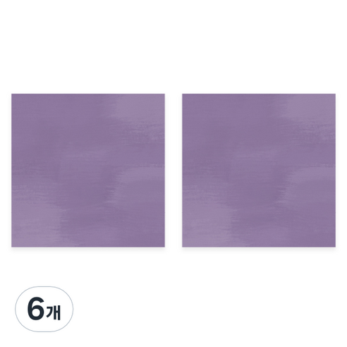 모노라이크 컬러 페인팅 메모지, 04 바이올렛, 1개입, 6개