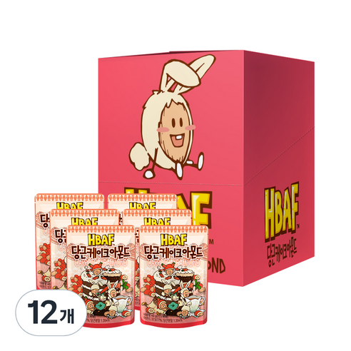 바프 당근케이크 아몬드, 40g, 12개