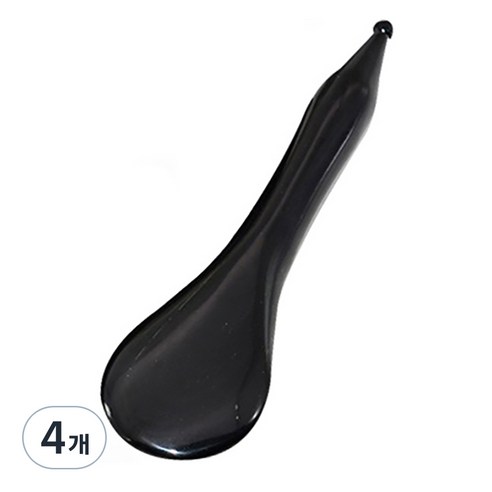 MEO 뿔 콕찍어 뷰티 페이스 얼굴 전용 마사지 괄사, 4개