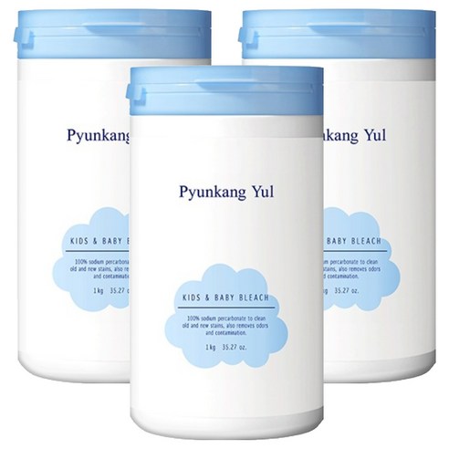 편강율 키즈앤베이비 표백제, 1kg, 3개