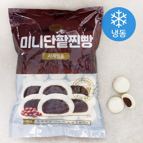 무꼬무꼬 미니 단팥 찐빵 (냉동), 1개, 900g