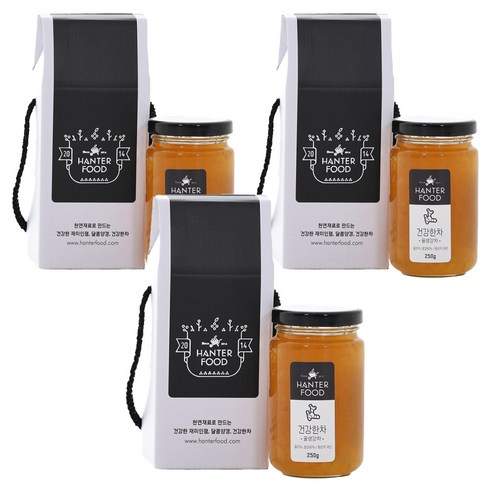 한터식품 건강한차 꿀 생강차, 250g, 1개입, 3개