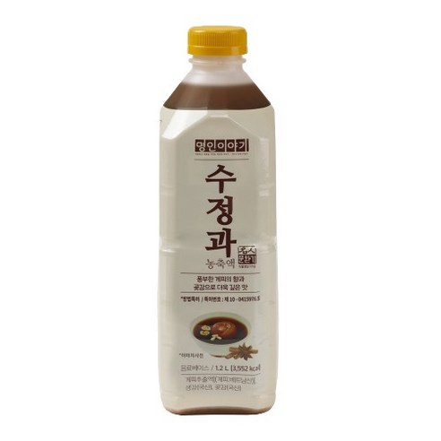 명인이야기 수정과 농축액, 1.2L, 1개