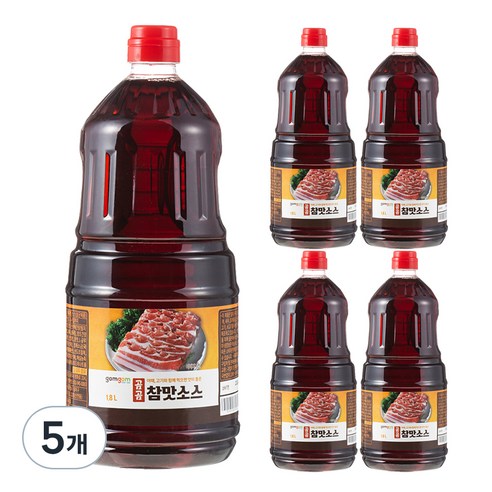 곰곰 참맛소스, 1.8L, 5개