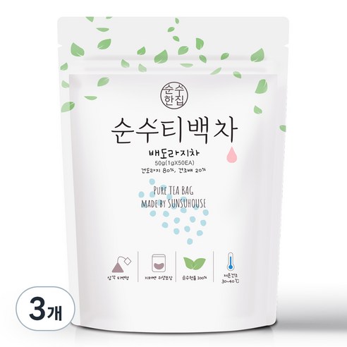 순수한집 배도라지차, 1g, 50개입, 3개