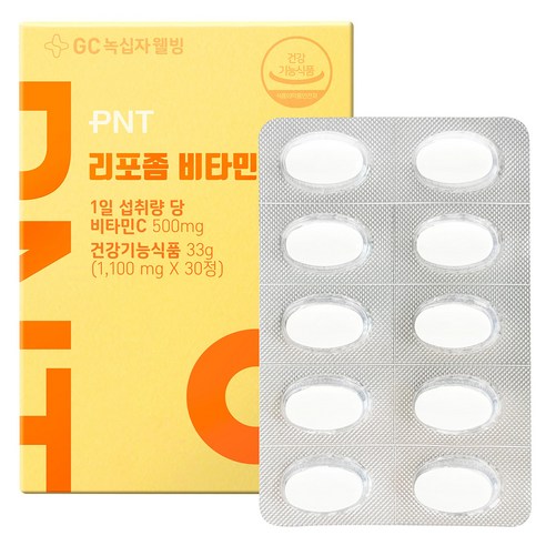 GC녹십자웰빙 PNT 리포좀 비타민C 1100mg 30정, 1개