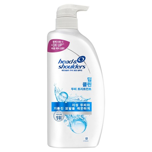 헤드앤숄더 두피 토탈 솔루션 딥클린 트리트먼트 달콤한향, 850ml, 1개