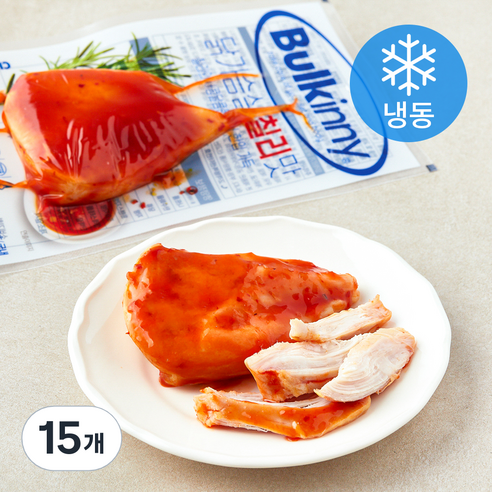 벌키니 닭가슴살 칠리맛 (냉동), 100g, 1개입, 15개