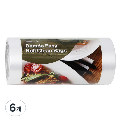 담다비닐 위생 봉투 소형 17cm x 25cm, 소(S), 500개입, 6개