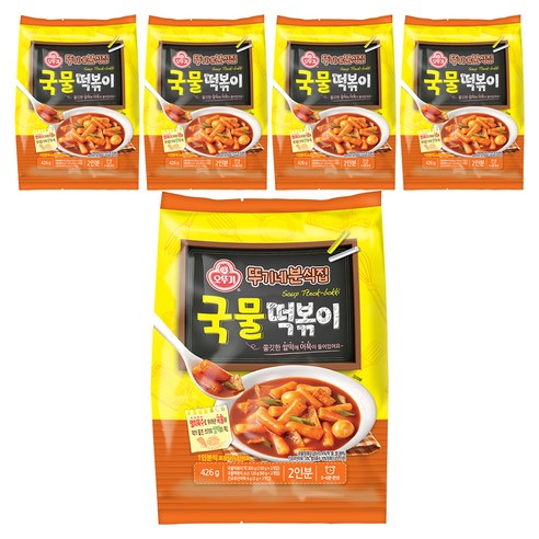 오뚜기 뚜기네분식집 국물떡볶이, 426g, 5개
