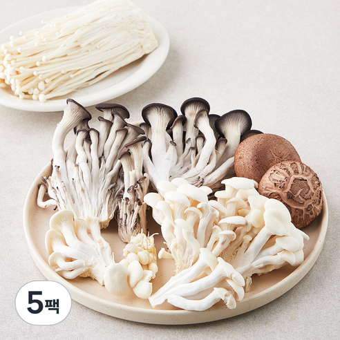 샤브샤브용 모둠버섯, 450g, 5팩