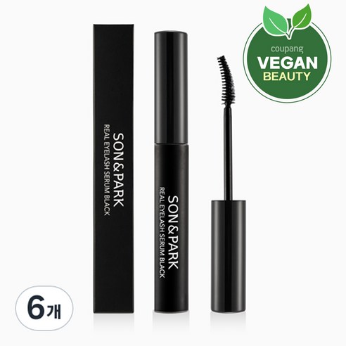 손앤박 리얼 아이래쉬 세럼 속눈썹 영양제 블랙, 6개, 15g