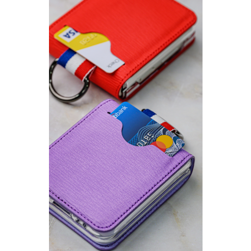 세련된 보호와 편리함을 제공하는 까미또 원카드링 휴대폰 케이스