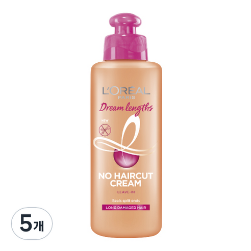 로레알파리 드림랭스 노 헤어컷 크림, 200ml, 5개