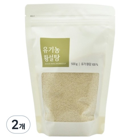 올가홀푸드 황설탕, 2개, 500g