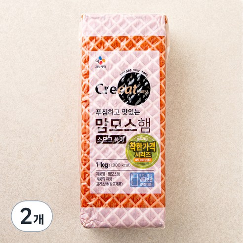 크레잇 맘모스햄, 1kg, 2개