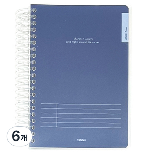 스프링 노트 중 5호, 랜덤발송, 6개