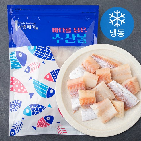 사랑해어 가시없는 명태 순살 (냉동), 200g, 3개