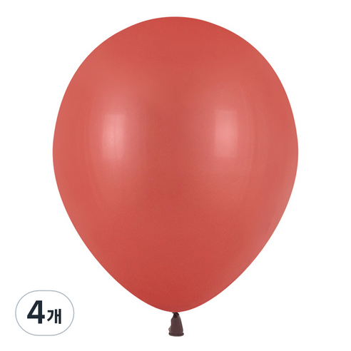 파티팡 라운드 레트로 풍선 30cm 100p, 브라운, 4개
