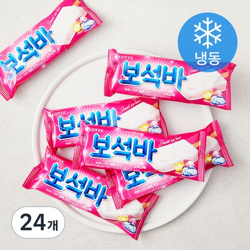 보석바 아이스크림 (냉동), 80ml, 24개