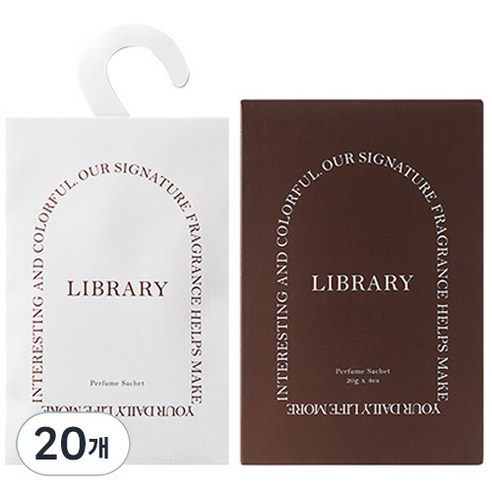 에이센트 퍼퓸 샤쉐 본품 L 라이브러리, 20g, 20개