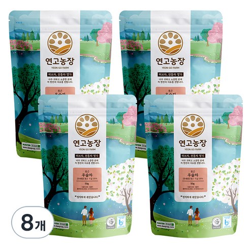 연고농장 볶은 우슬차, 50g, 1개입, 8개