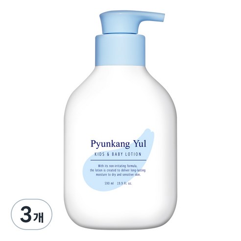 편강율 키즈 앤 베이비 로션 스위트 허브, 590ml, 3개