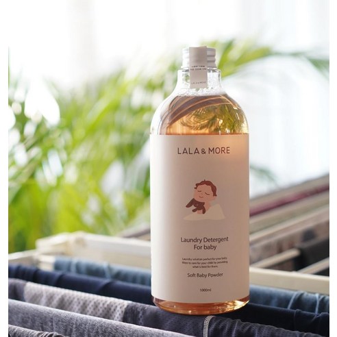 향긋한 추억을 담은 라라앤모어 아기옷 세제: 섬세한 아기를 위한 선택