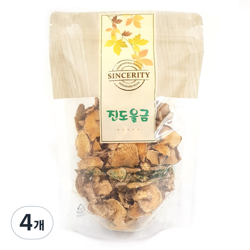 진도장모와 서울큰사위 건조 말린 울금, 100g, 4개