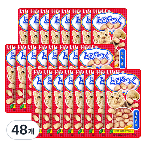 이나바 고양이 토비츠쿠, 가리비맛 (QSC-212), 25g, 48개