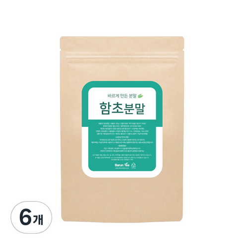 바른티 함초 분말, 200g, 6개
