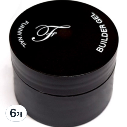 퍼니네일 빌더젤, 클리어, 6개, 30g