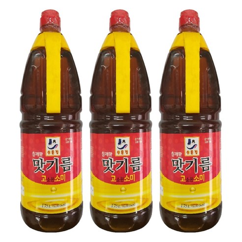 청은 참깨향 맛기름 고소미, 1.75L, 3개
