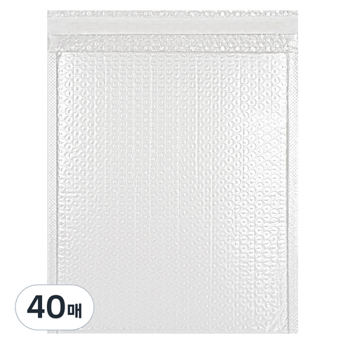 코멧 충격방지 뽁뽁이 캡 안전봉투, 40매