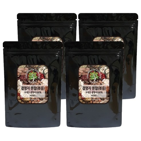 푸드아이 결명자 분말 볶음, 200g, 4개