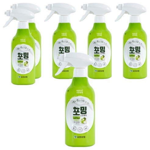 유한양행 포밍 스프레이 주방세제 용기, 485ml, 6개