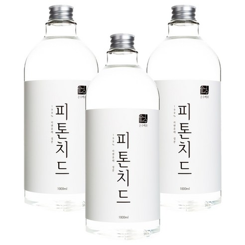 순수백과 피톤치드 대용량 리필, 1000ml, 3개